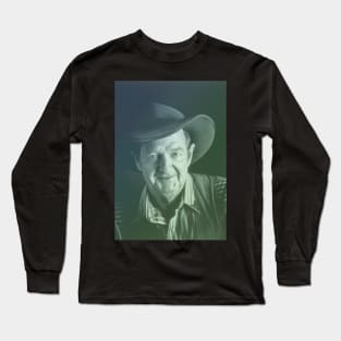 Slim Dusty- Green Long Sleeve T-Shirt